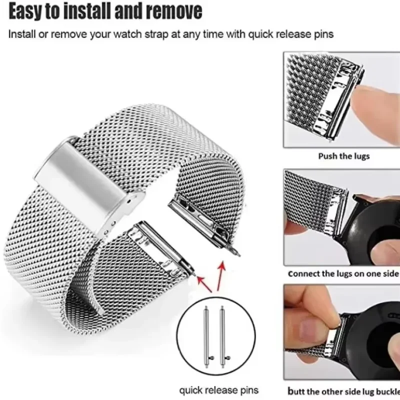22mm 20mm Mesh Loop For Garmin – Milanese Loop Magnetic Bewertung und Preis