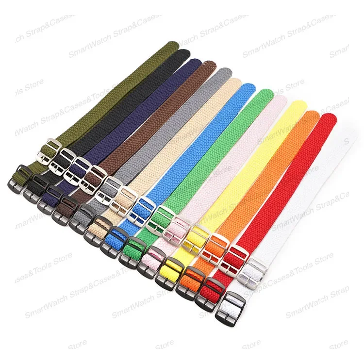 14mm 16mm 18mm 20mm 22mm Perlo – Perlon Strap Woven Bewertung und Preis