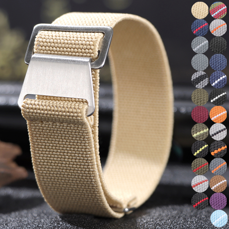 18/20/22mm Elastic Nylon Watch – Parachute Strap Elastic Bewertung und Preis