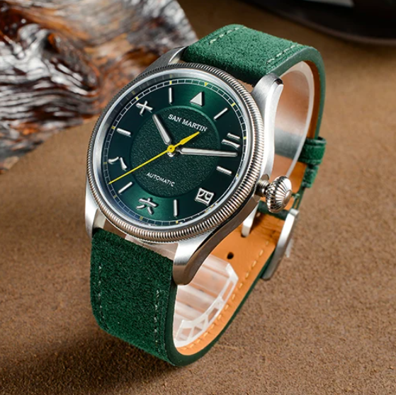 San Martin Men Automatic Watch – Leather Strap Quick Release Bewertung und Preis