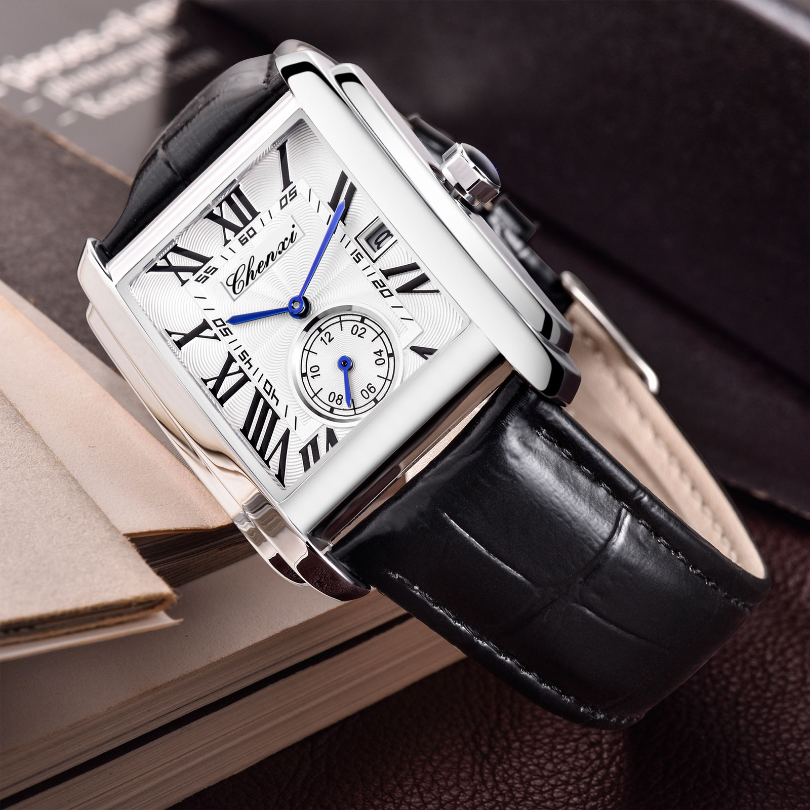 Chenxi 8216 New Fashion Boy Cl – Leather Watch Band Men Bewertung und Preis