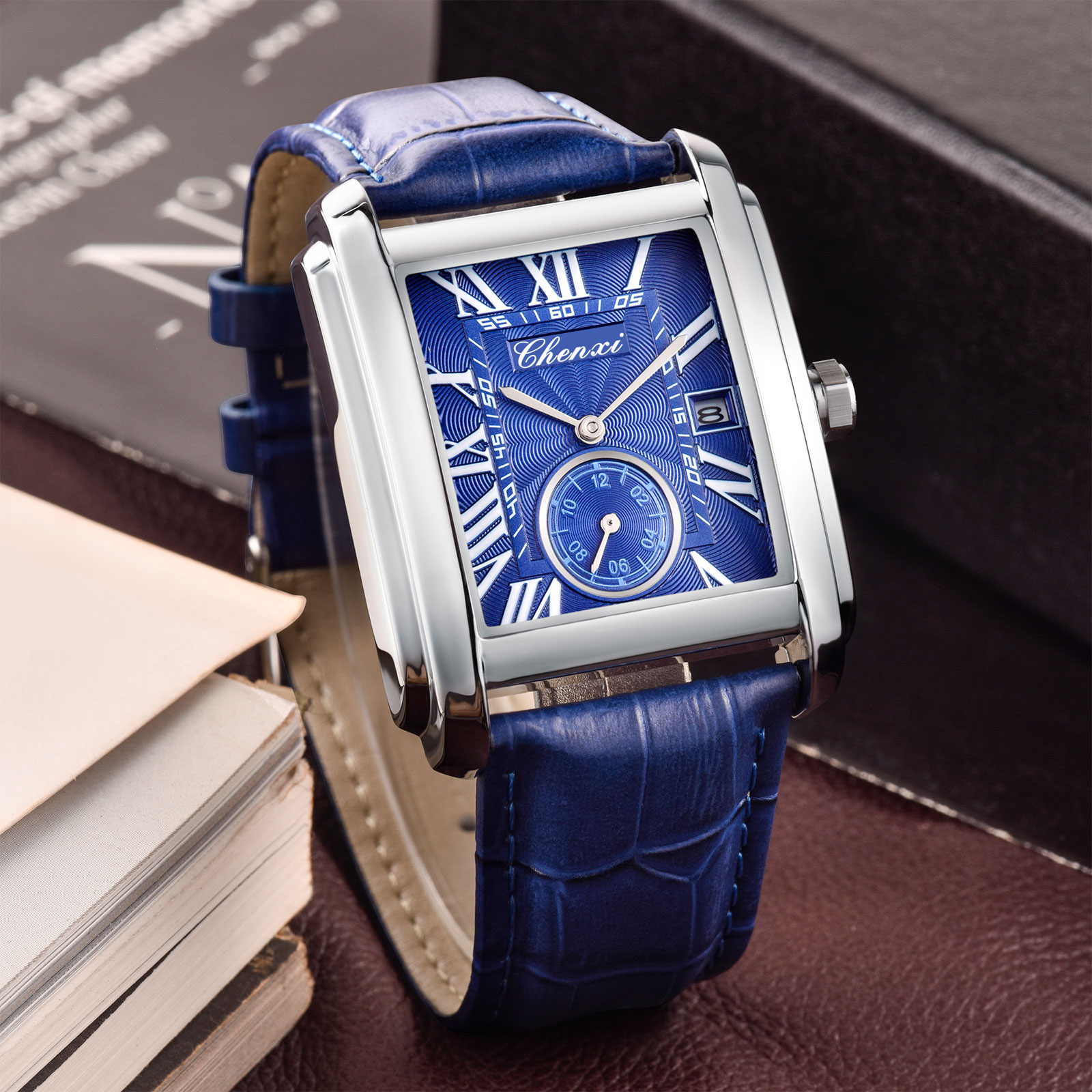 Chenxi 8216 New Fashion Boy Cl – Leather Watch Band Men Bewertung und Preis