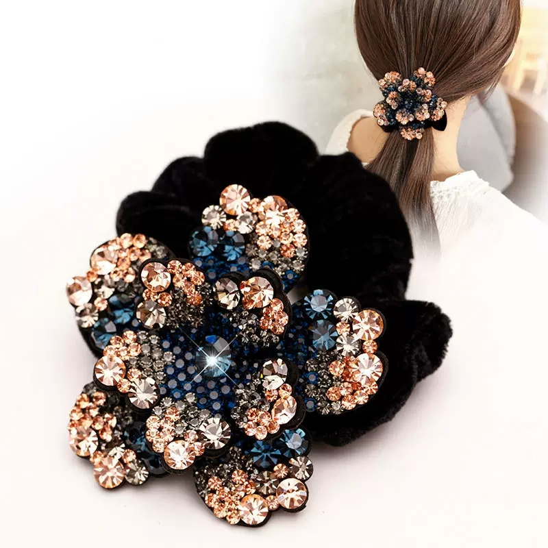 Women Rhinestone Scrunchies Ve – Silicone Band Women Bewertung und Preis