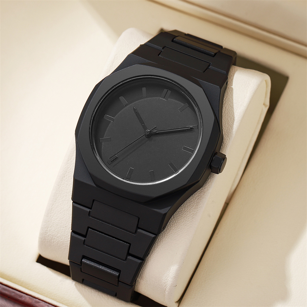 Men's Fashion Simple Black Lar – Butterfly Clasp Deployant Bewertung und Preis