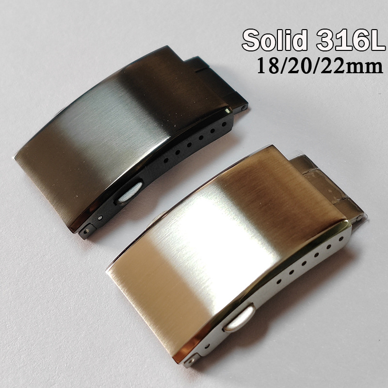 18mm 20mm 22mm Solid 316L Stai – Butterfly Clasp Deployant Bewertung und Preis