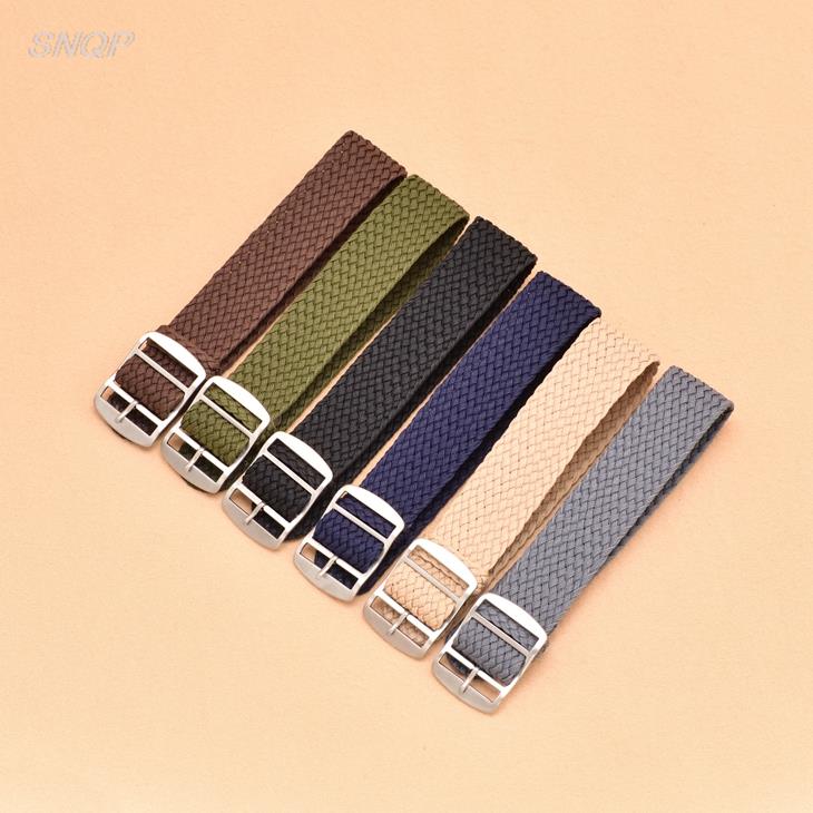 20mm 22mm Black Navy solid col – Perlon Strap Woven Bewertung und Preis
