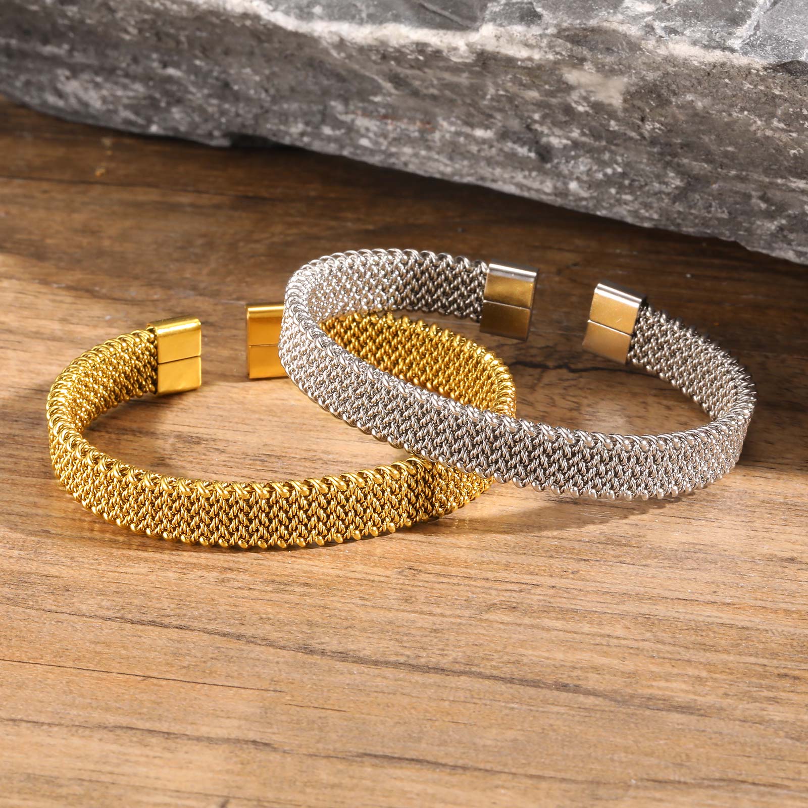 10mm Braided Stretch Strap Ope – Mesh Strap Metal Bewertung und Preis