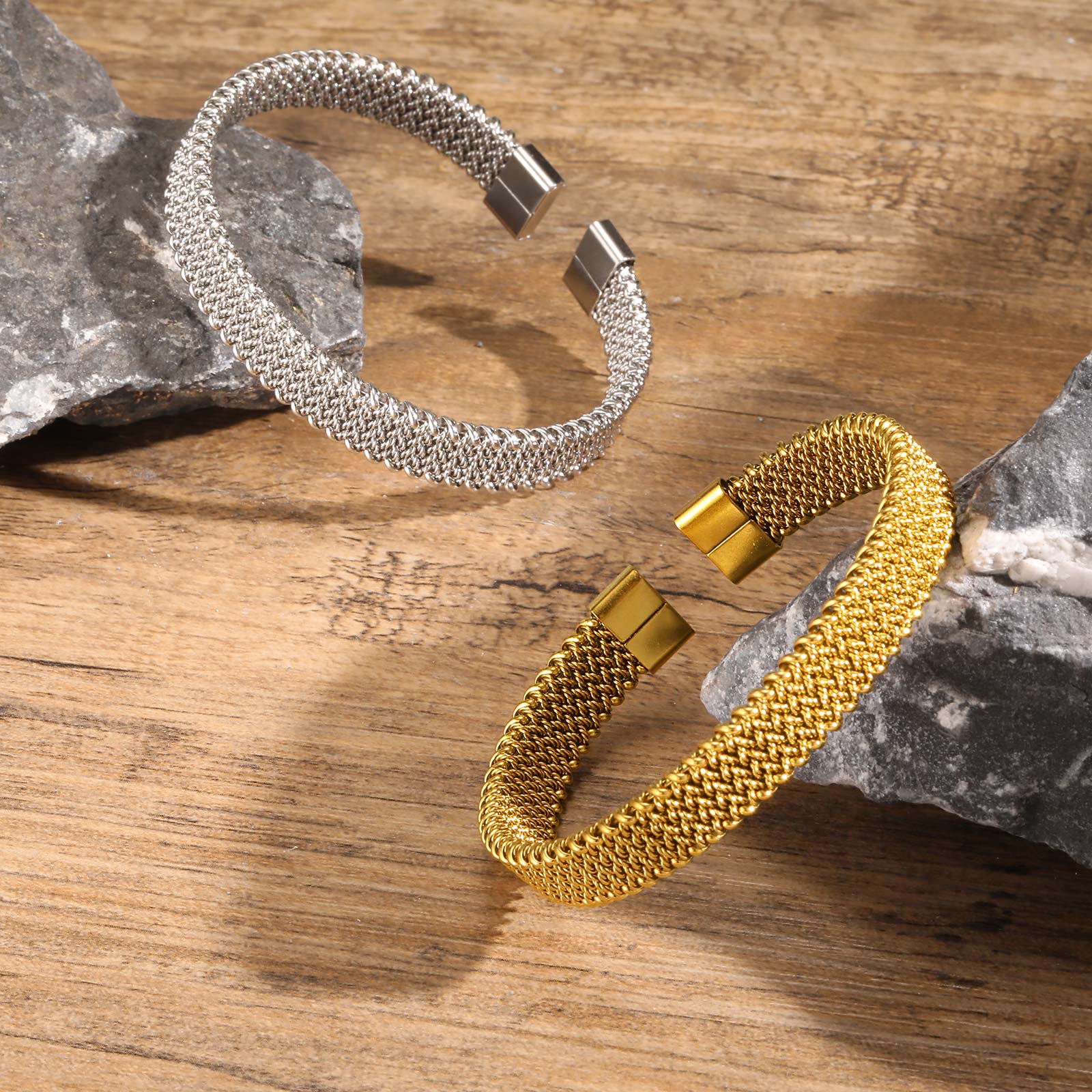10mm Braided Stretch Strap Ope – Mesh Strap Metal Bewertung und Preis
