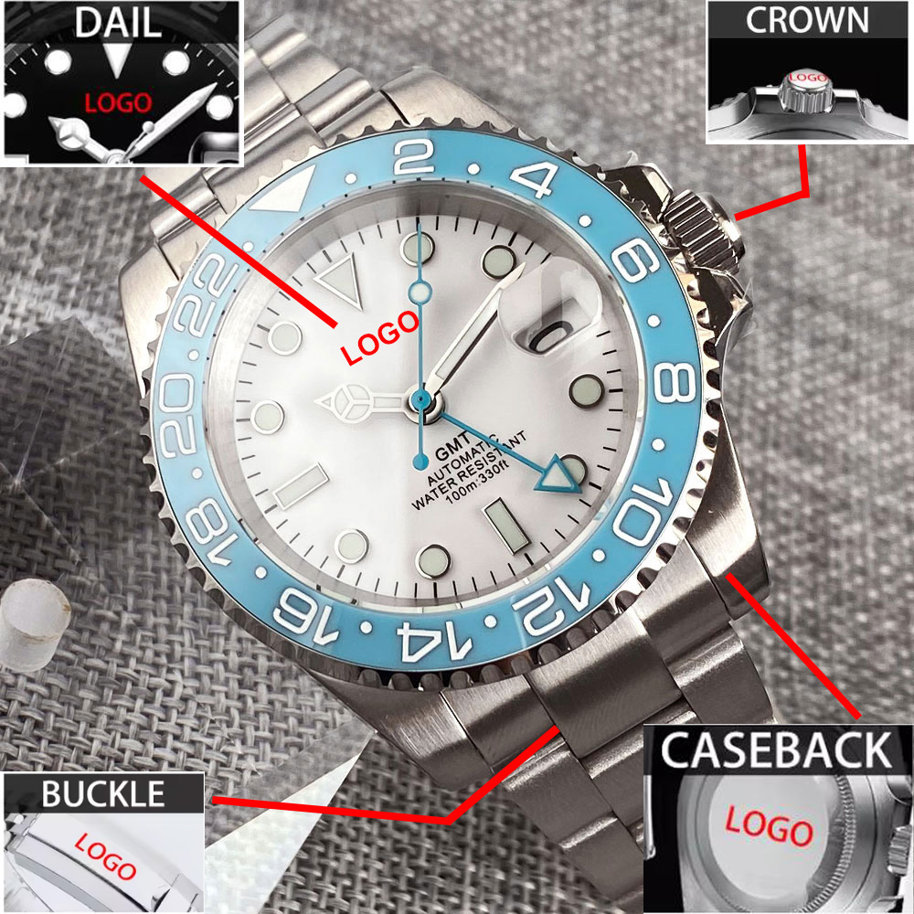 Customized 40mm Ice Blue Dial  – Stainless Bracelet Diver Bewertung und Preis