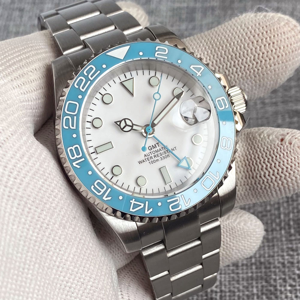 Customized 40mm Ice Blue Dial  – Stainless Bracelet Diver Bewertung und Preis