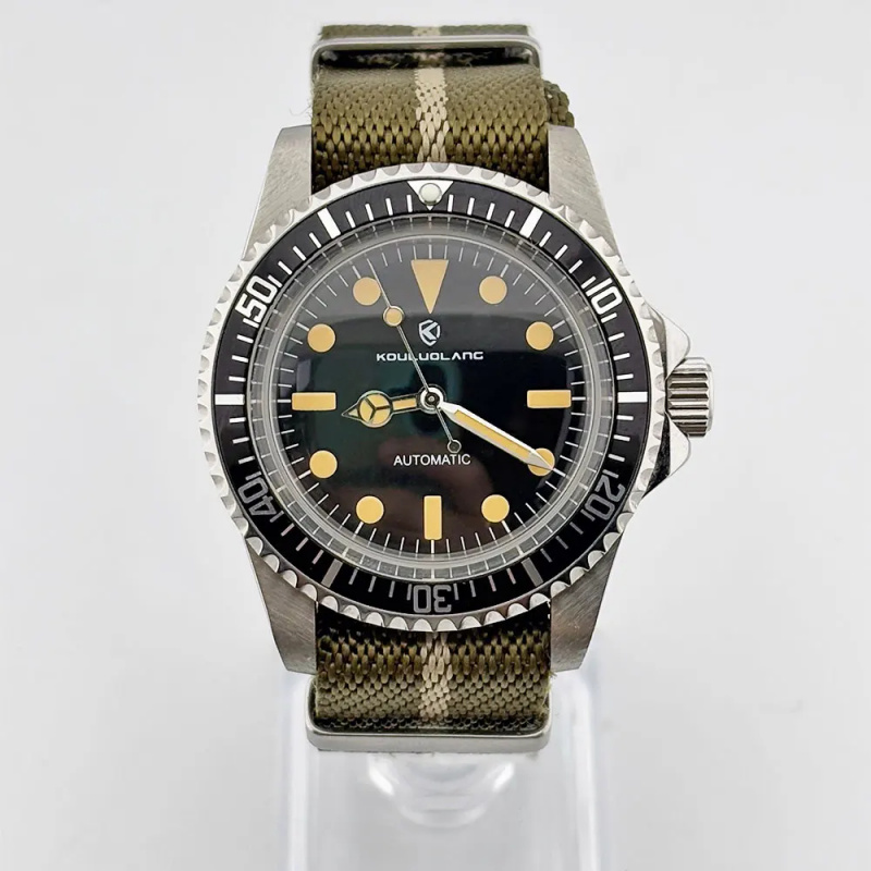 NH35 vintage 40mm sapphire gla – Tropic Strap Vintage Bewertung und Preis