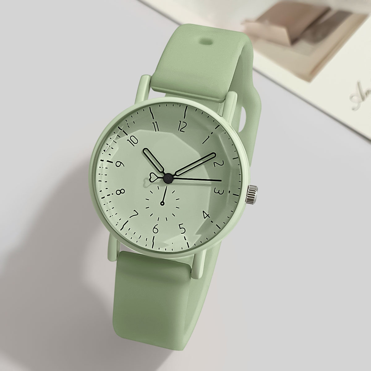 Fashion Arabic Dial Women Quar – Silicone Band Women Bewertung und Preis