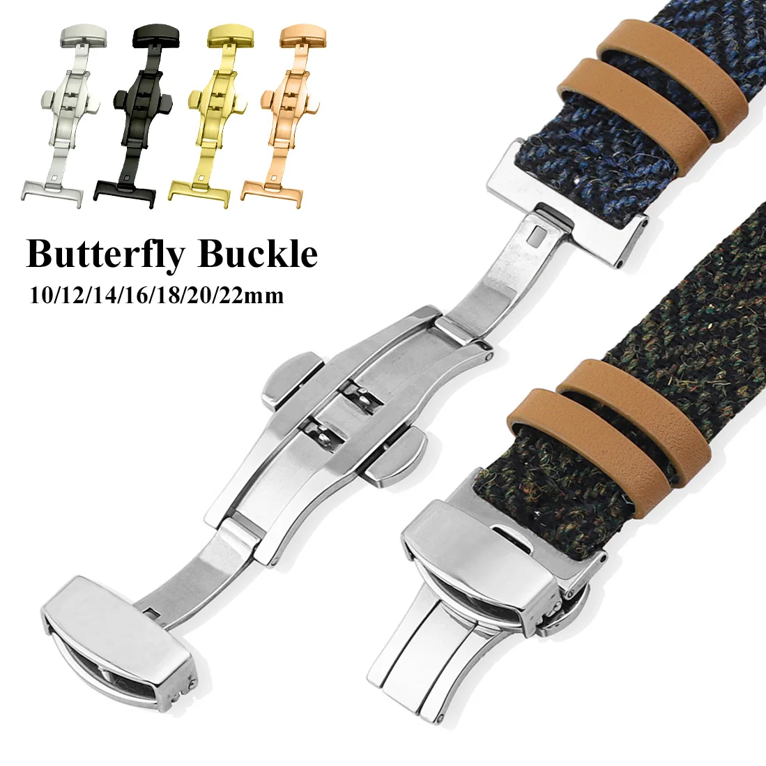 Stainless Steel Butterfly Fold – Butterfly Clasp Deployant Bewertung und Preis