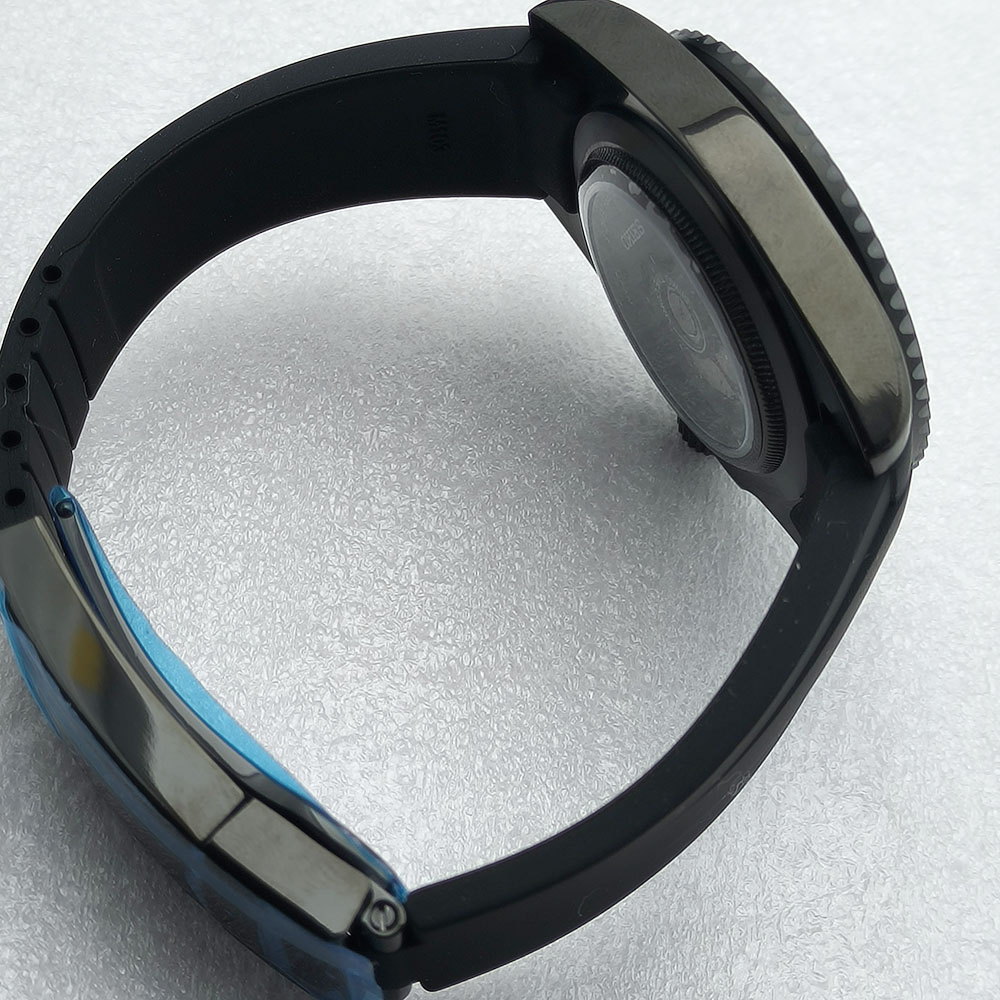 40MM NH36 Watch Black Men's St – Stainless Bracelet Diver Bewertung und Preis