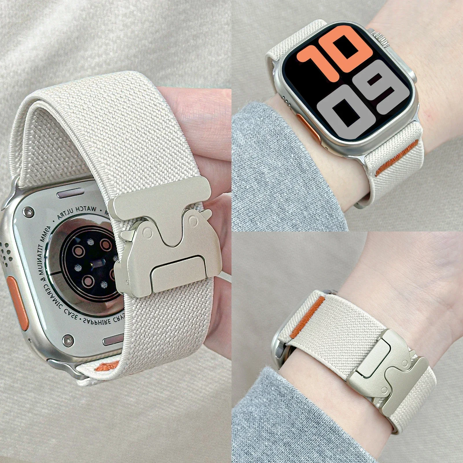 Nylon Strap for Apple Watch ba – Parachute Strap Elastic Bewertung und Preis
