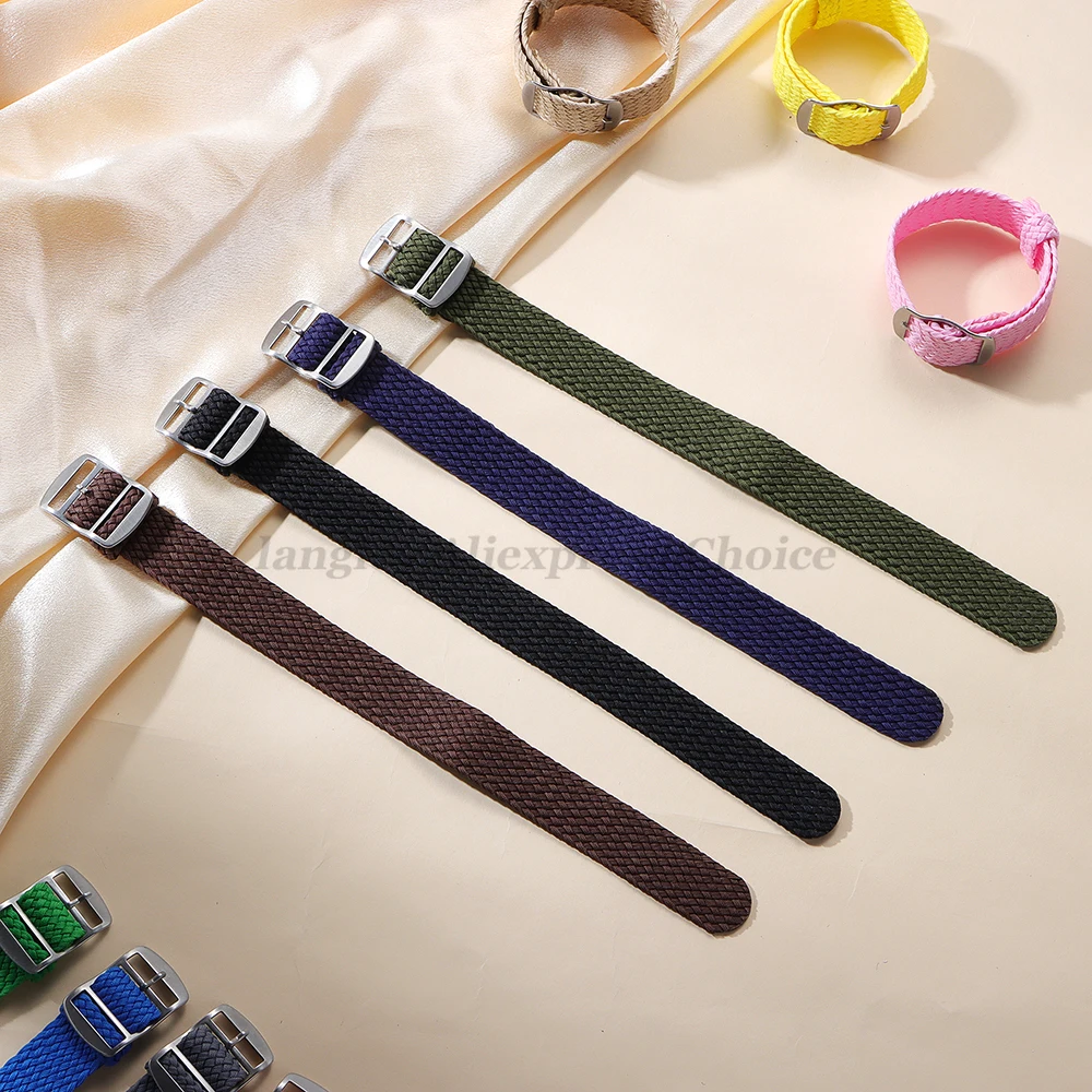 14mm 16mm 18mm 20mm 22mm Fabri – Perlon Strap Woven Bewertung und Preis