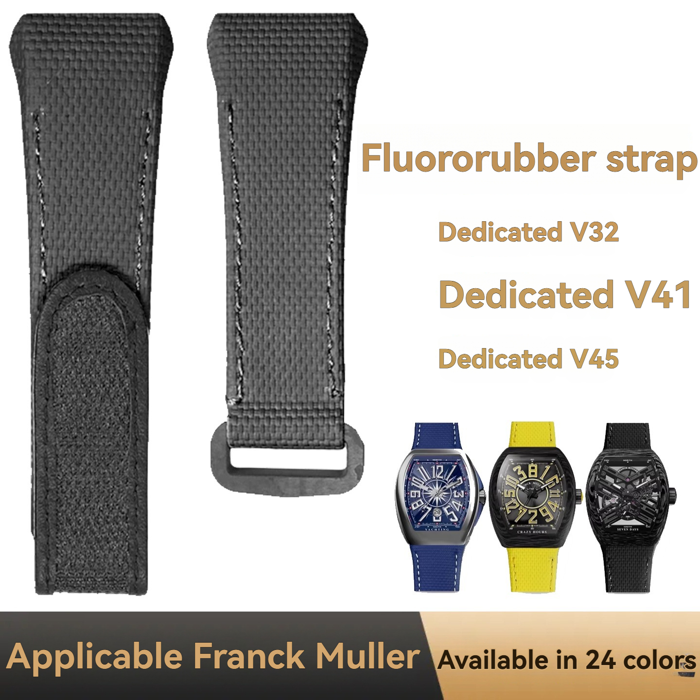 For Franck Muller V45 Fluororu – Leather Strap Quick Release Bewertung und Preis