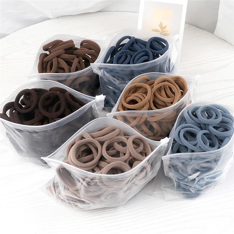 50PCS/Set Women Girls Basic Ha – Silicone Band Women Bewertung und Preis