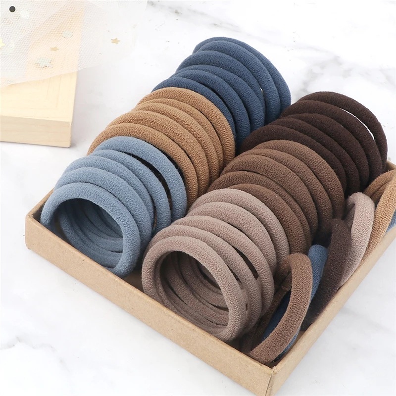 50PCS/Set Women Girls Basic Ha – Silicone Band Women Bewertung und Preis