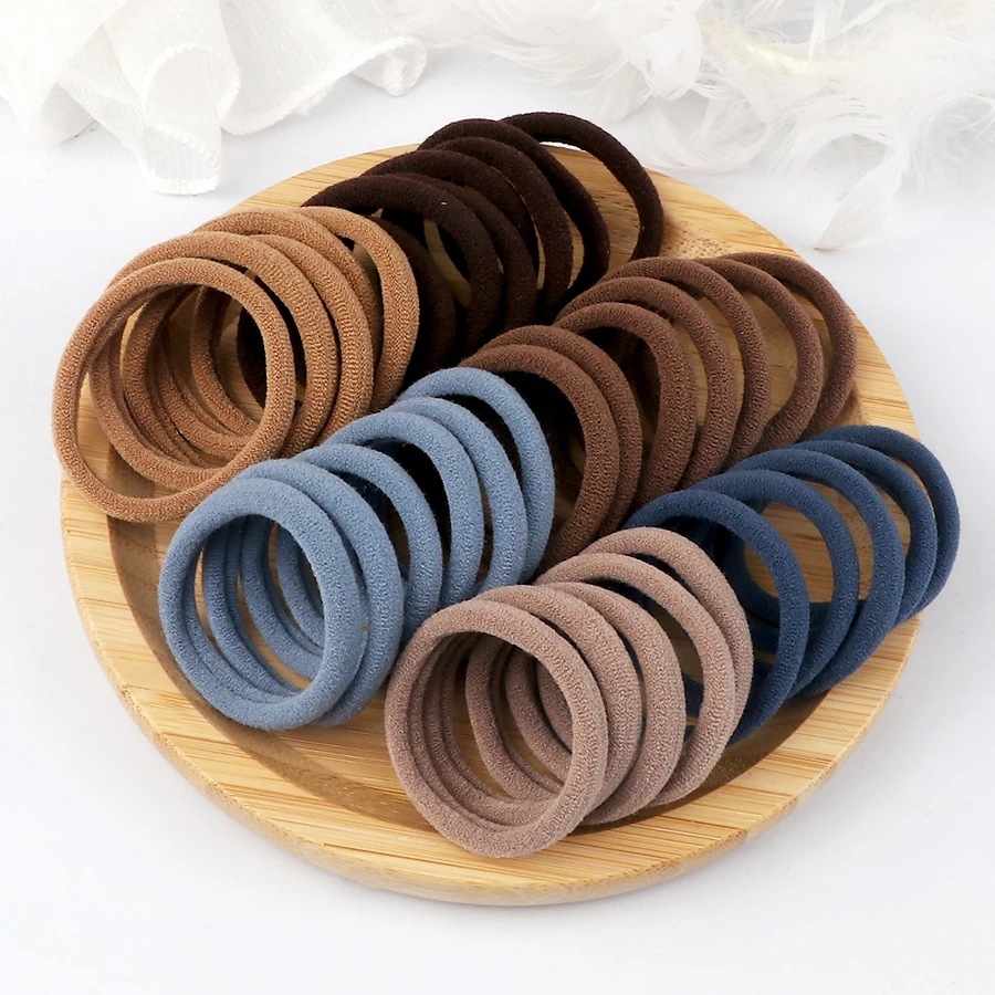 50PCS/Set Women Girls Basic Ha – Silicone Band Women Bewertung und Preis