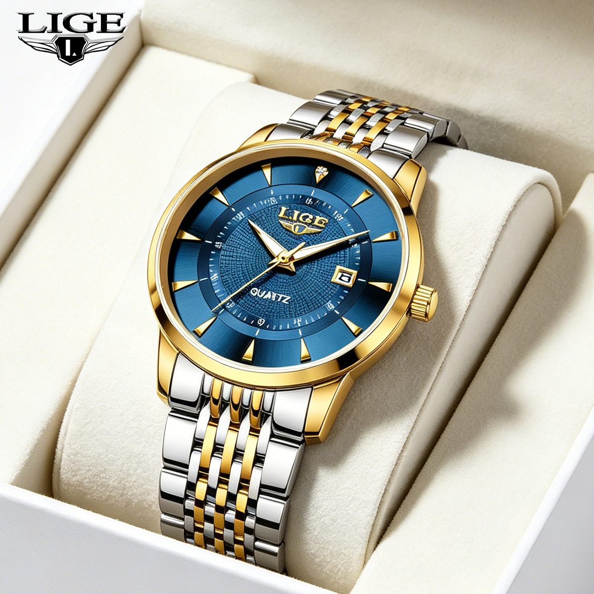 LIGE New 2025 Luxury Man Watch – Stainless Bracelet Diver Bewertung und Preis