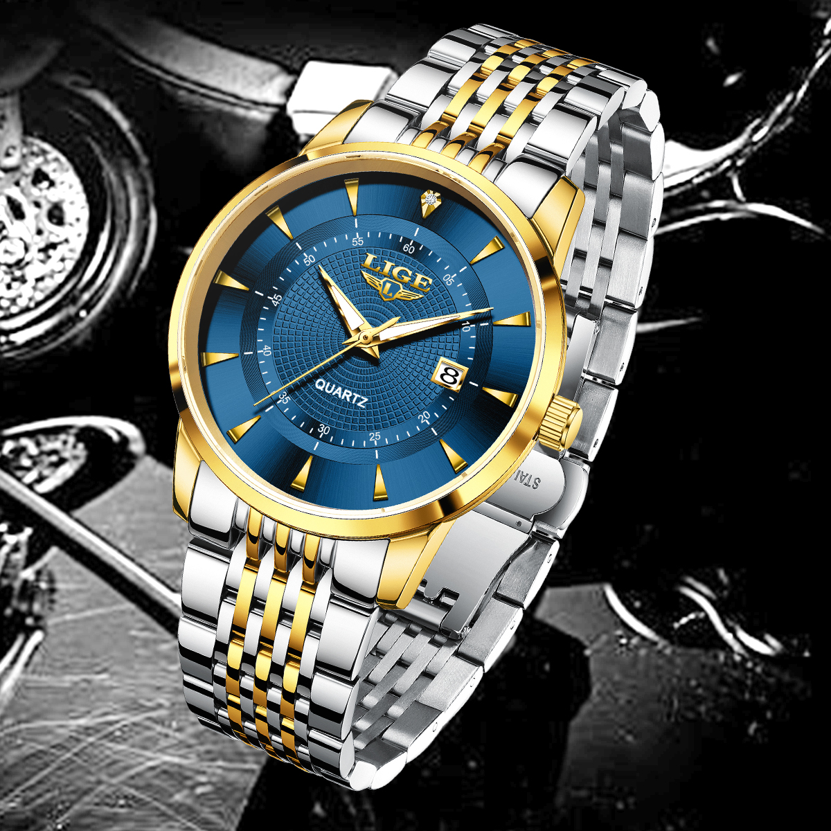 LIGE New 2025 Luxury Man Watch – Stainless Bracelet Diver Bewertung und Preis