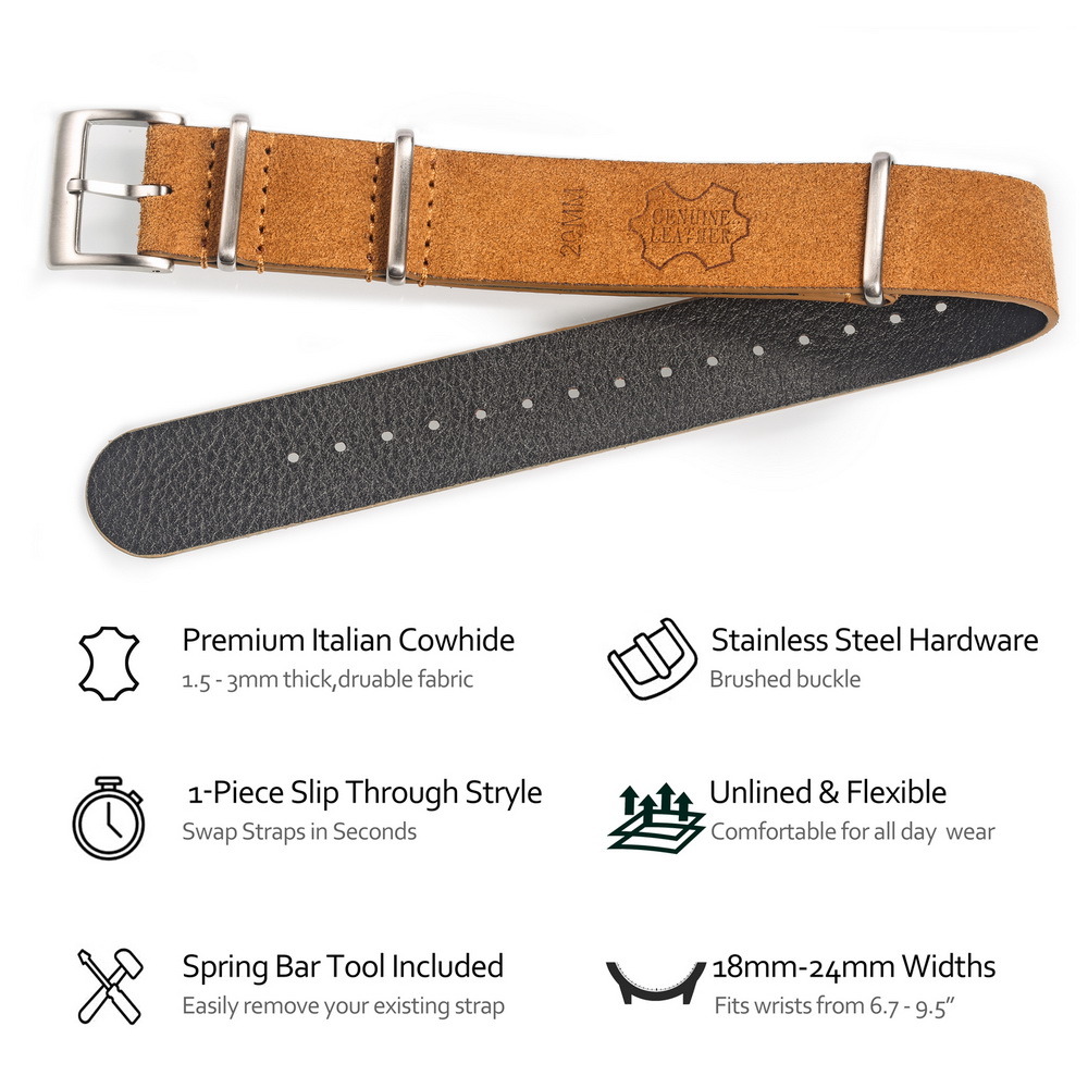 HEMSUT Genuine Leather Watch B – Tropic Strap Vintage Bewertung und Preis