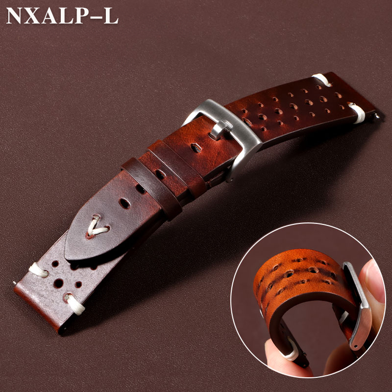 Retro Oil Wax Discoloration Le – Nato Strap Nylon Bewertung und Preis