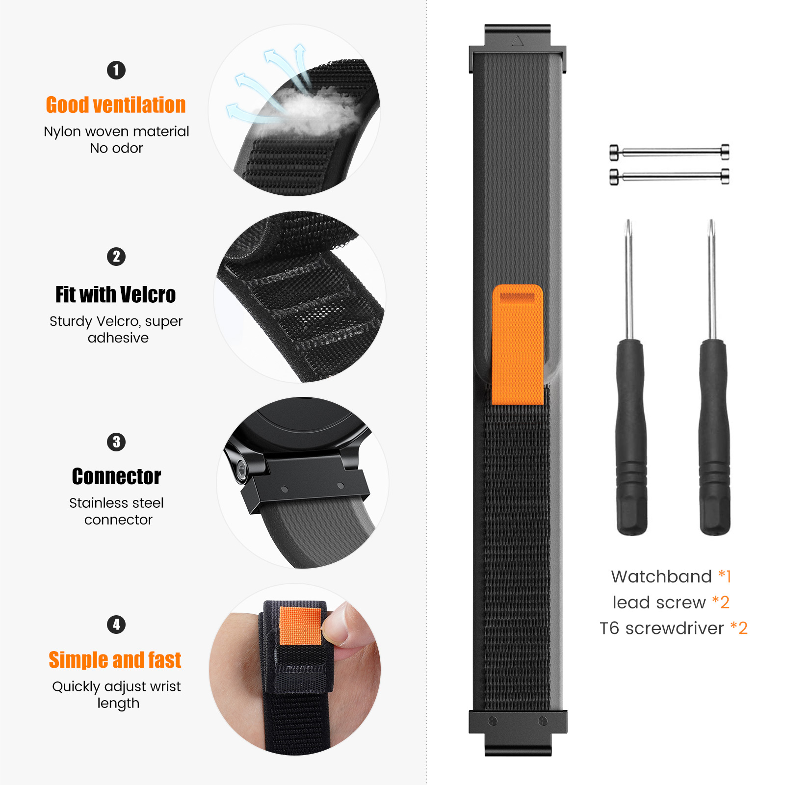 New Sports Nylon Loop Strap Fo – Sport Loop Velcro Bewertung und Preis