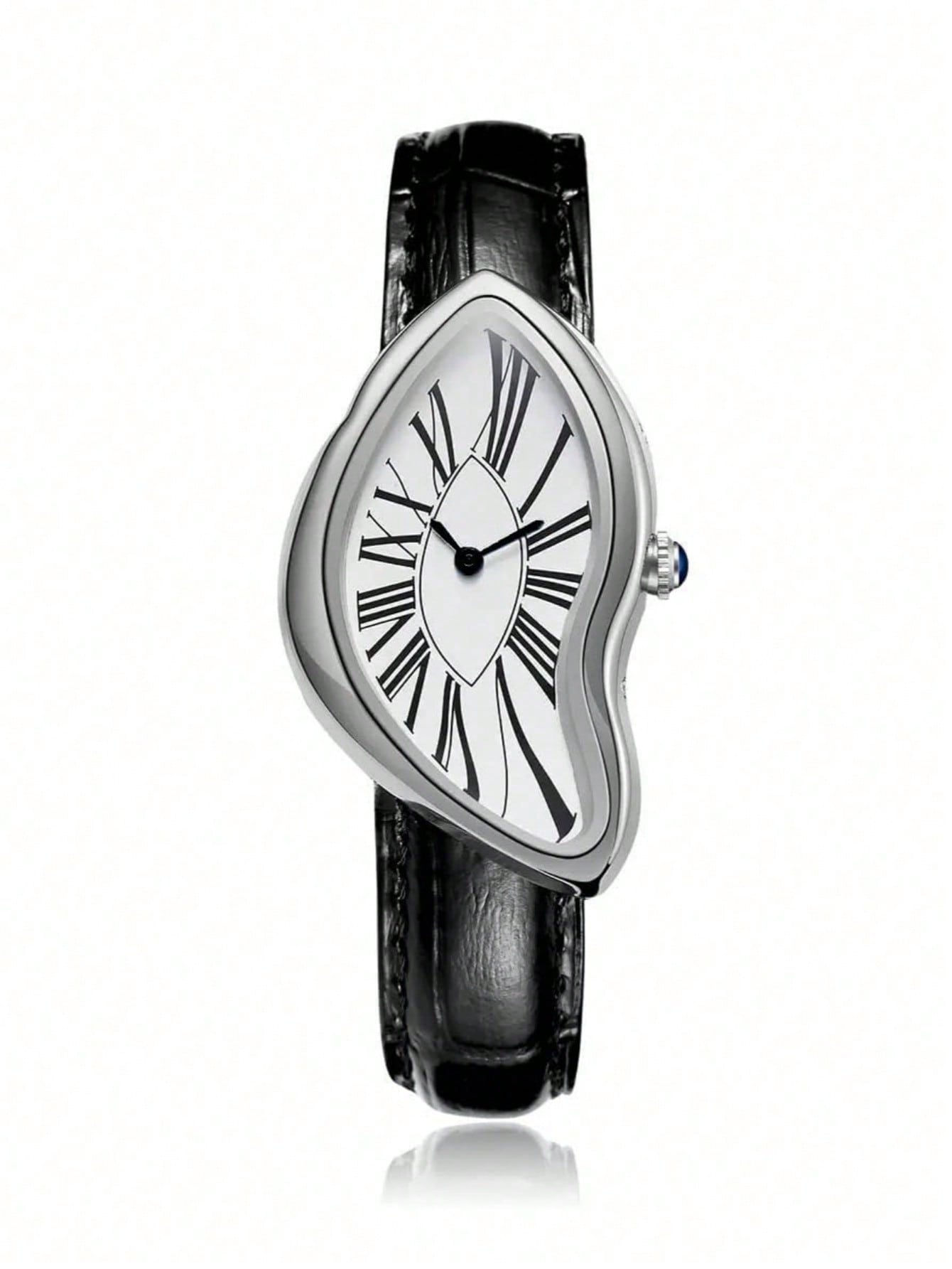 Creative Melt Luxury Watch for – Leather Watch Band Men Bewertung und Preis
