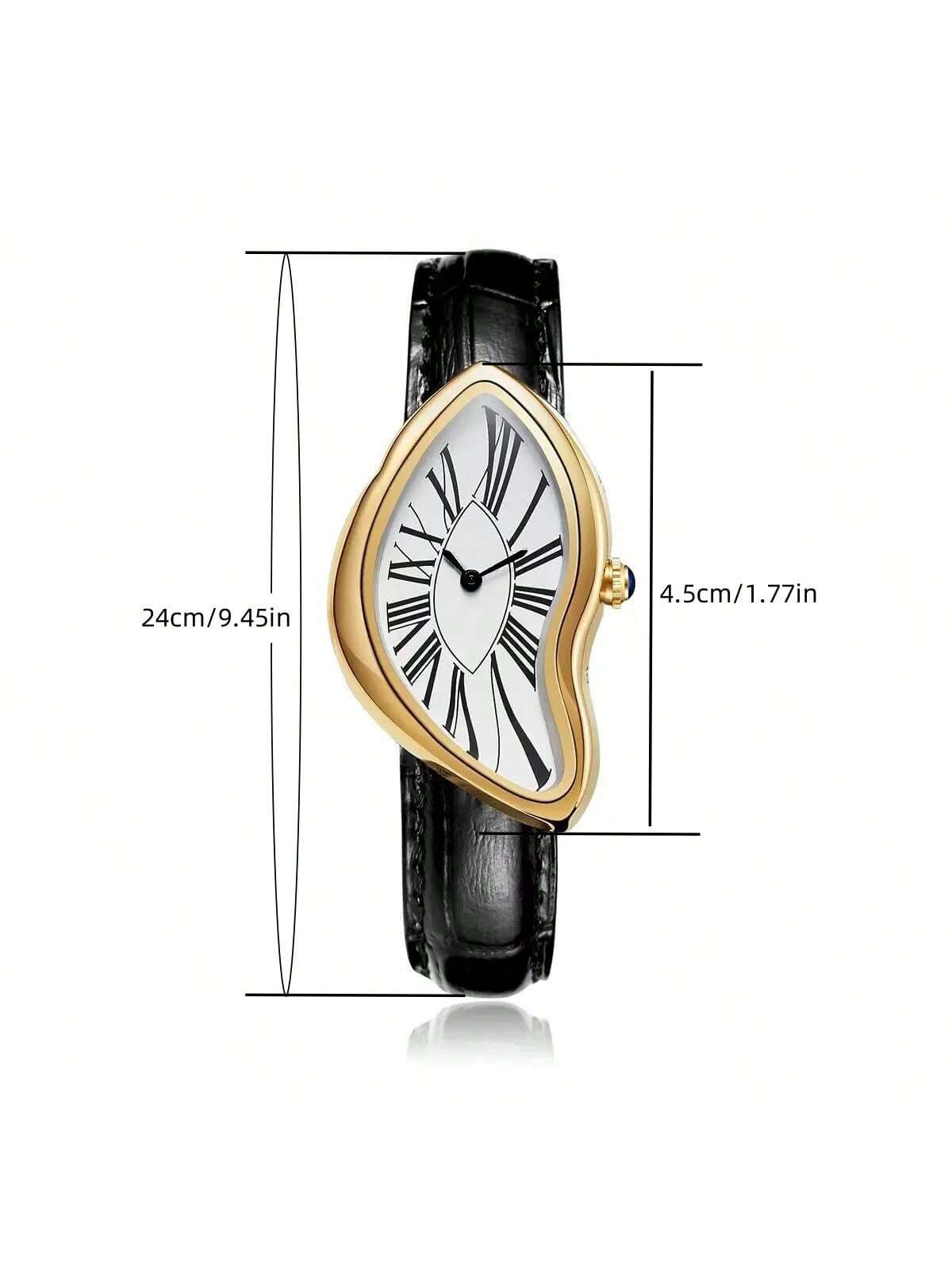 Creative Melt Luxury Watch for – Leather Watch Band Men Bewertung und Preis
