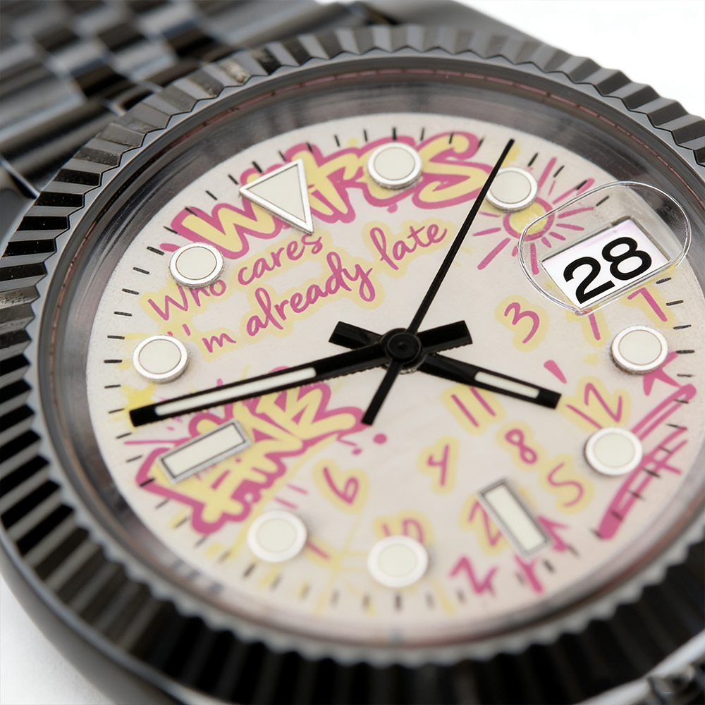 Graffiti watch Luxury Watch ch – Stainless Bracelet Diver Bewertung und Preis