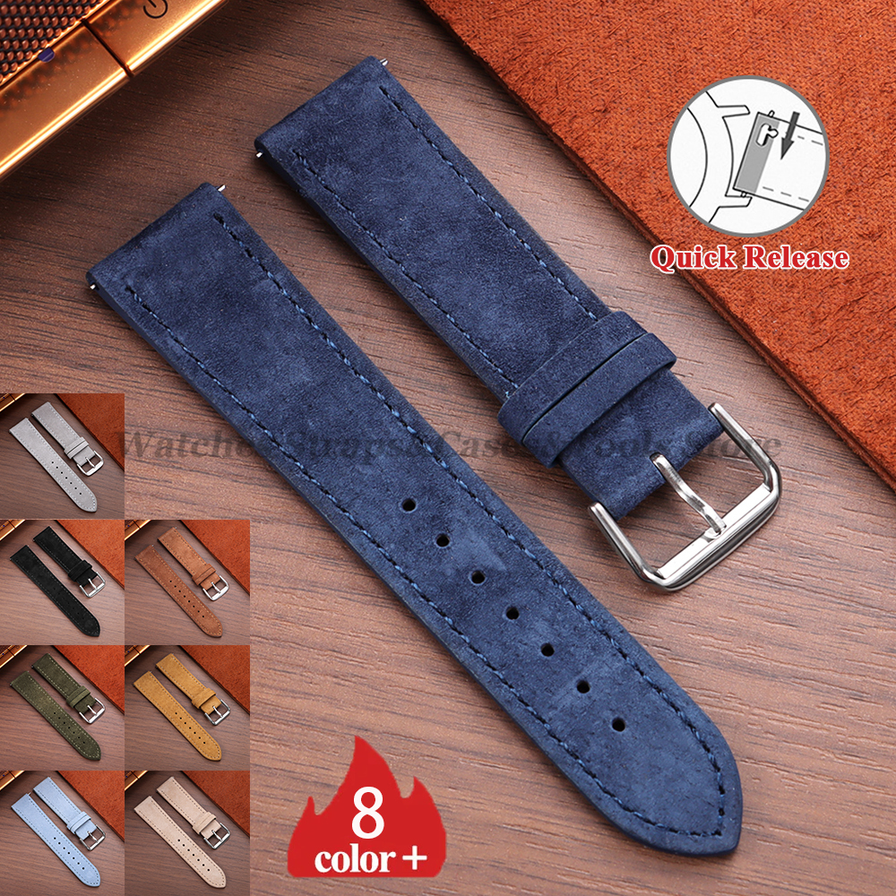Vintage Suede Cowhide Watch St – Suede Strap Watch Bewertung und Preis