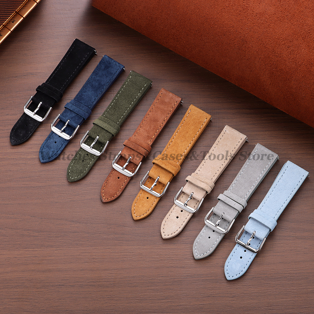 Vintage Suede Cowhide Watch St – Suede Strap Watch Bewertung und Preis
