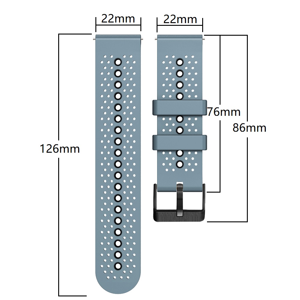 22mm Silicone Band For COROS P – Silicone Watch Band 22Mm Bewertung und Preis