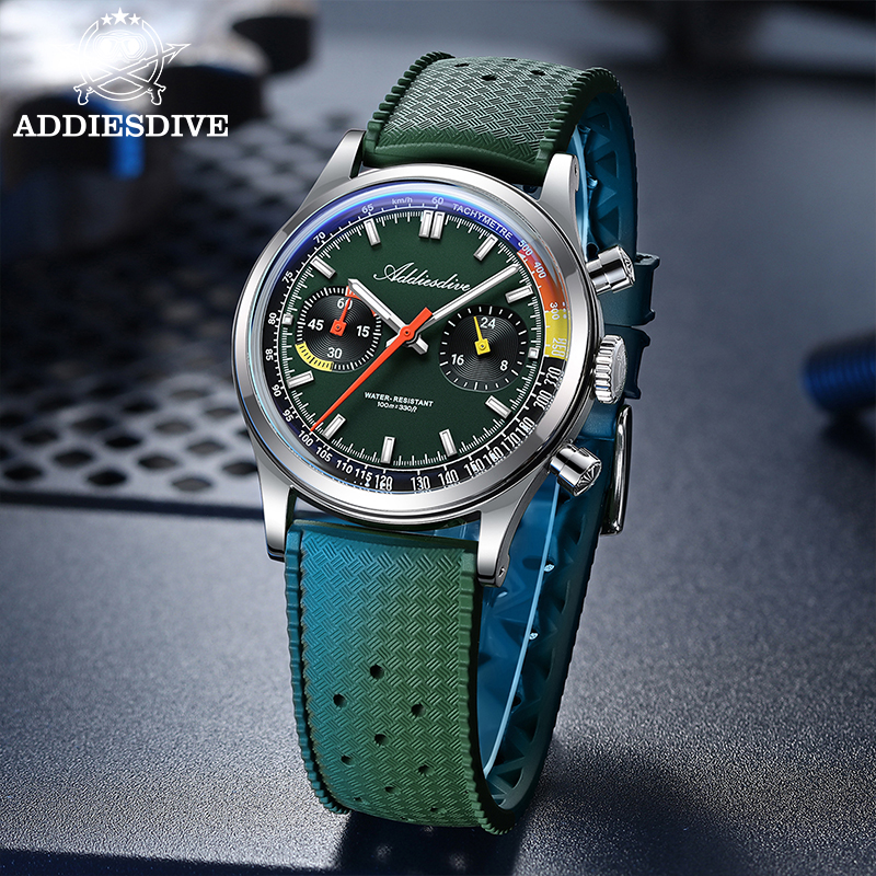 ADDIESDIVE Chronograph VK64 Wa – Rubber Strap Diver Bewertung und Preis