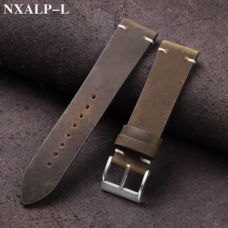 Vintage Oil Wax Leather Watch  – Nato Strap Nylon Bewertung und Preis
