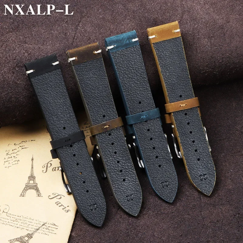 Vintage Oil Wax Leather Watch  – Nato Strap Nylon Bewertung und Preis