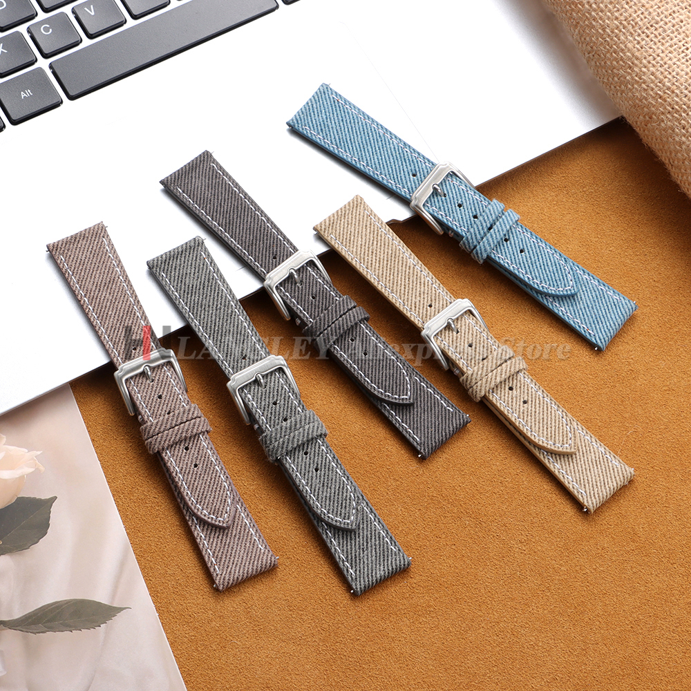 Denim Nylon Watch Strap Canvas – Leather Strap Quick Release Bewertung und Preis