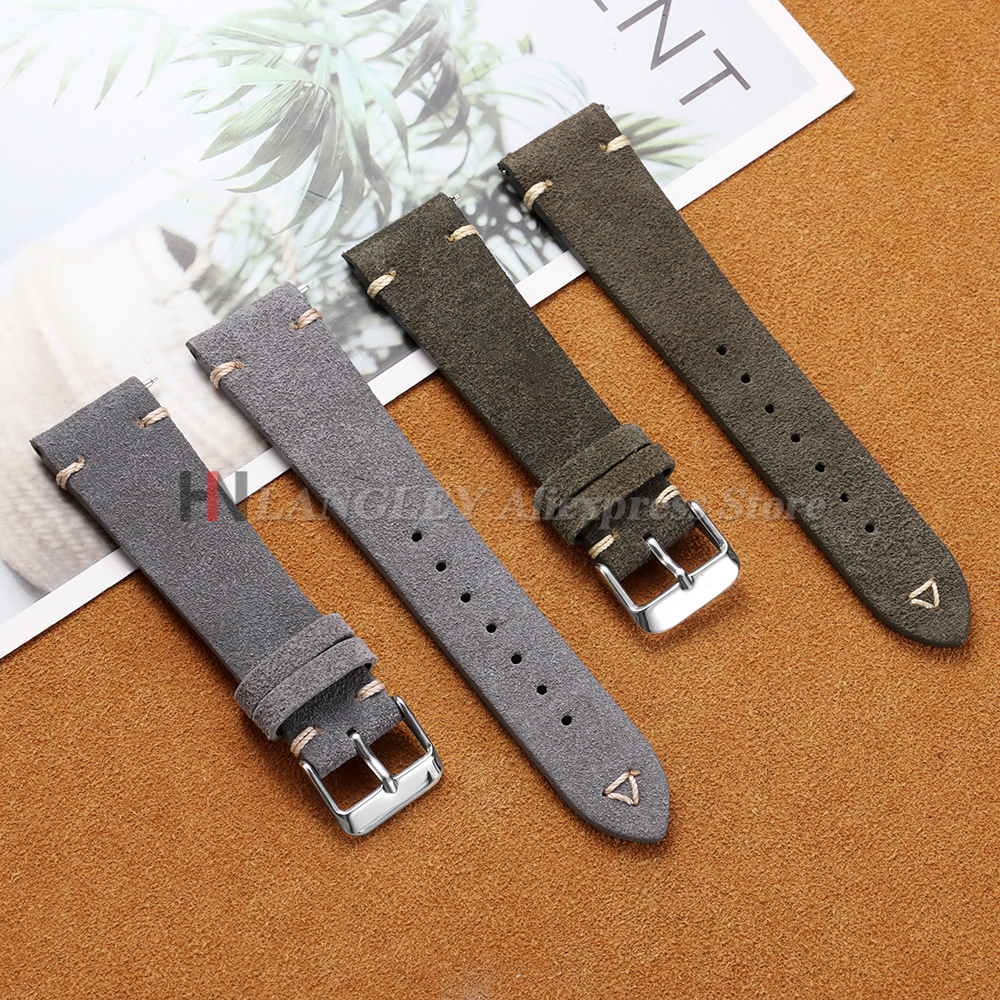 Suede Watch Strap 20mm 22mm Un – Suede Strap Watch Bewertung und Preis