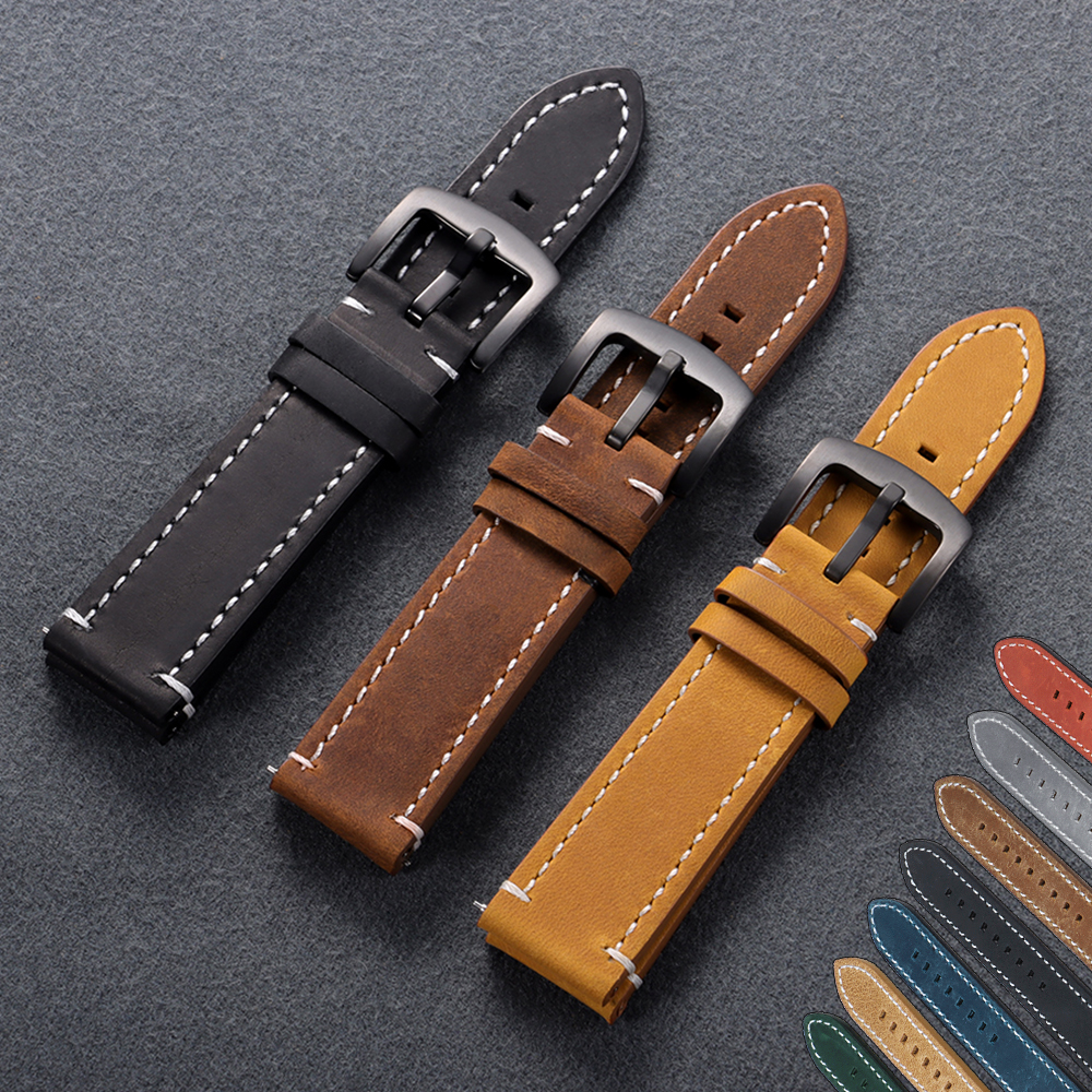 Vintage Calfskin Leather Watch – Leather Strap Quick Release Bewertung und Preis