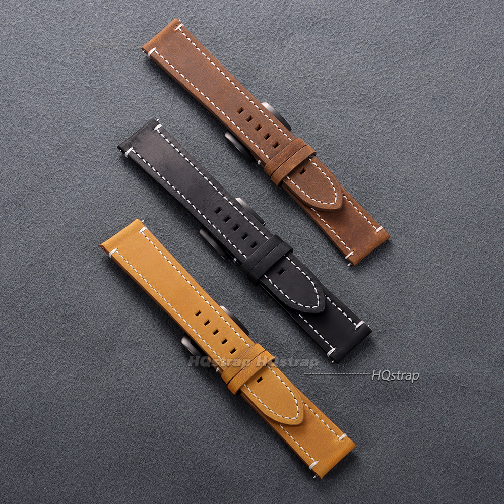 Vintage Calfskin Leather Watch – Leather Strap Quick Release Bewertung und Preis