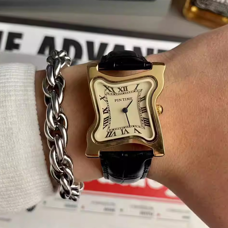 Surrealist Art Melting Clock W – Leather Watch Band Men Bewertung und Preis