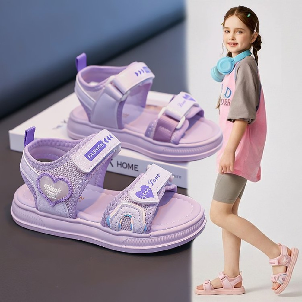 Girls' Heart-Shaped Princess S – Sport Loop Velcro Bewertung und Preis