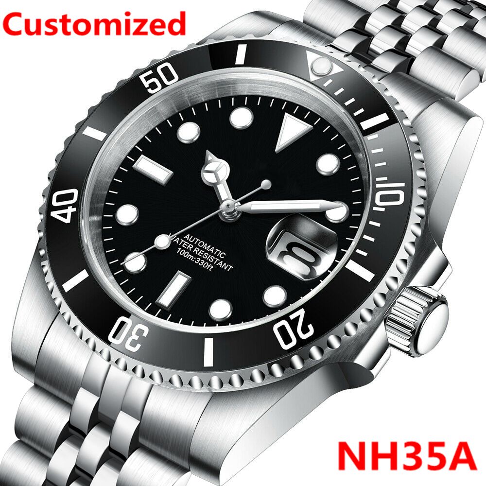 DIY Logo 40MM Dive Watch NH35  – Stainless Bracelet Diver Bewertung und Preis