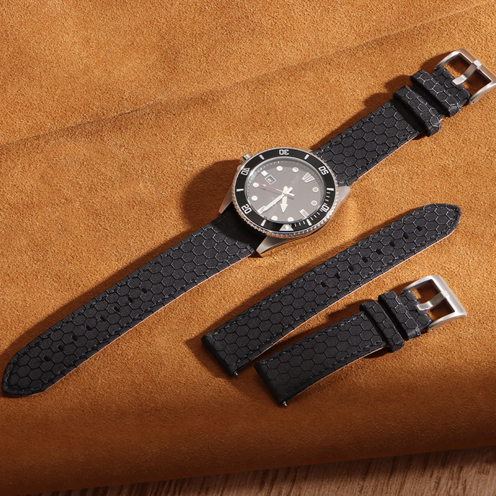 20mm 22mm Smooth Genuine Nylon – Perlon Strap Woven Bewertung und Preis