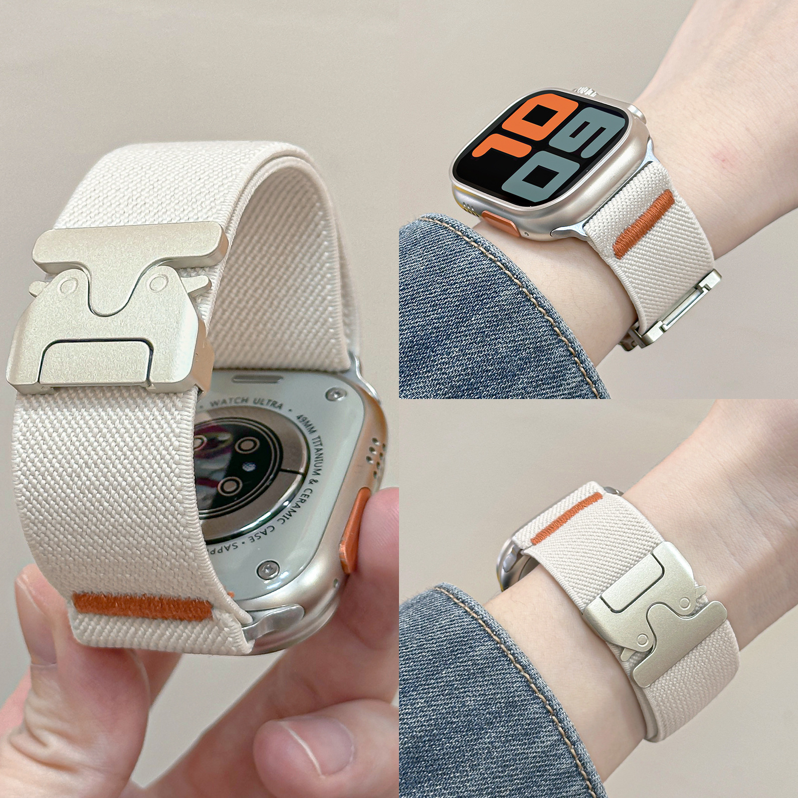 For Apple Watch Band Nylon Ela – Parachute Strap Elastic Bewertung und Preis
