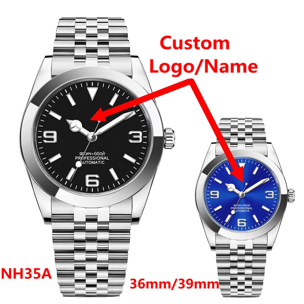 Custom Logo Luxury NH35 Watch  – Stainless Bracelet Diver Bewertung und Preis