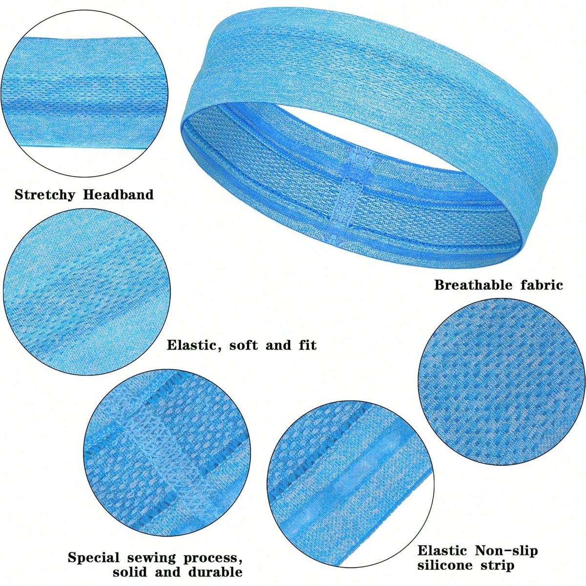 Sweatbands Non Slip Headbands  – Silicone Band Women Bewertung und Preis