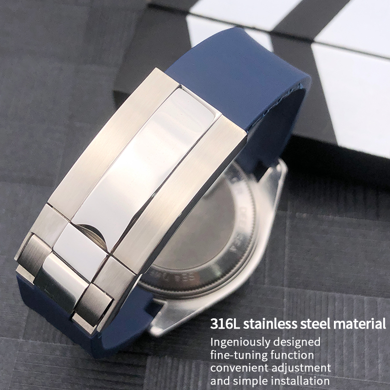 21mm Silicone Rubber Watch Ban – Rubber Strap Diver Bewertung und Preis